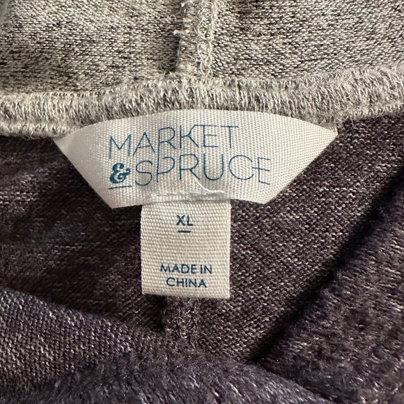 Market & Spruce Drawsting Hooded Soft Sweater size XL - Picture 3 of 4